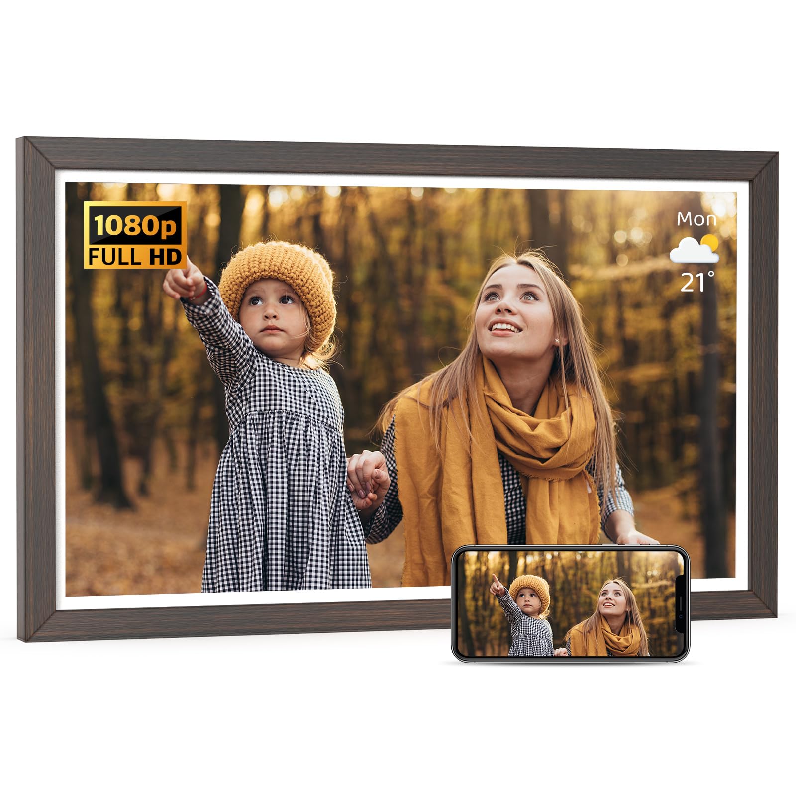 Amazon.com : Dual-WiFi 21.5-inch Digital Photo Frame